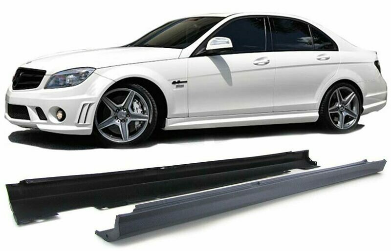 Bas de caisse pour Mercedes Classe C W204 Look AMG