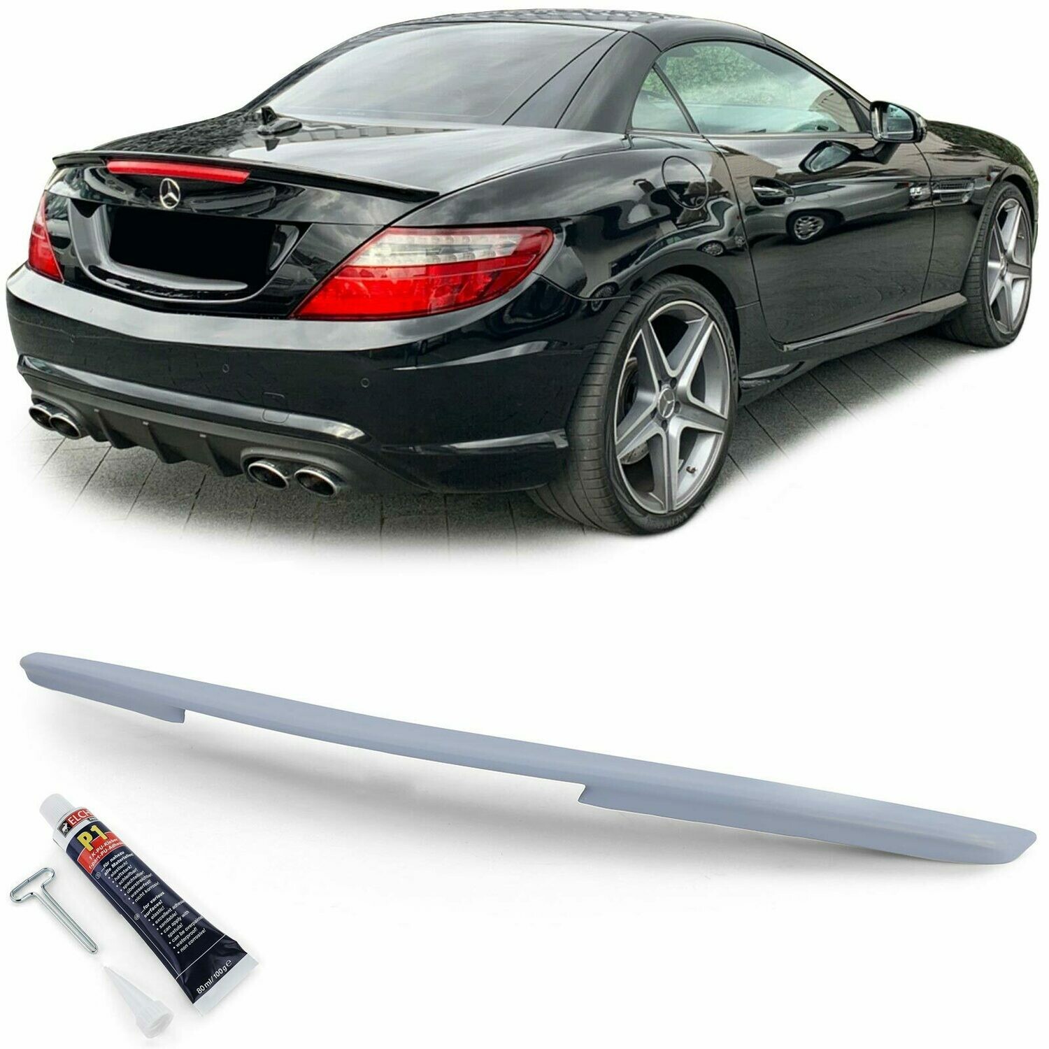 Becquet arrière Sport Look pour Mercedes SLK R172 à partir de 2011