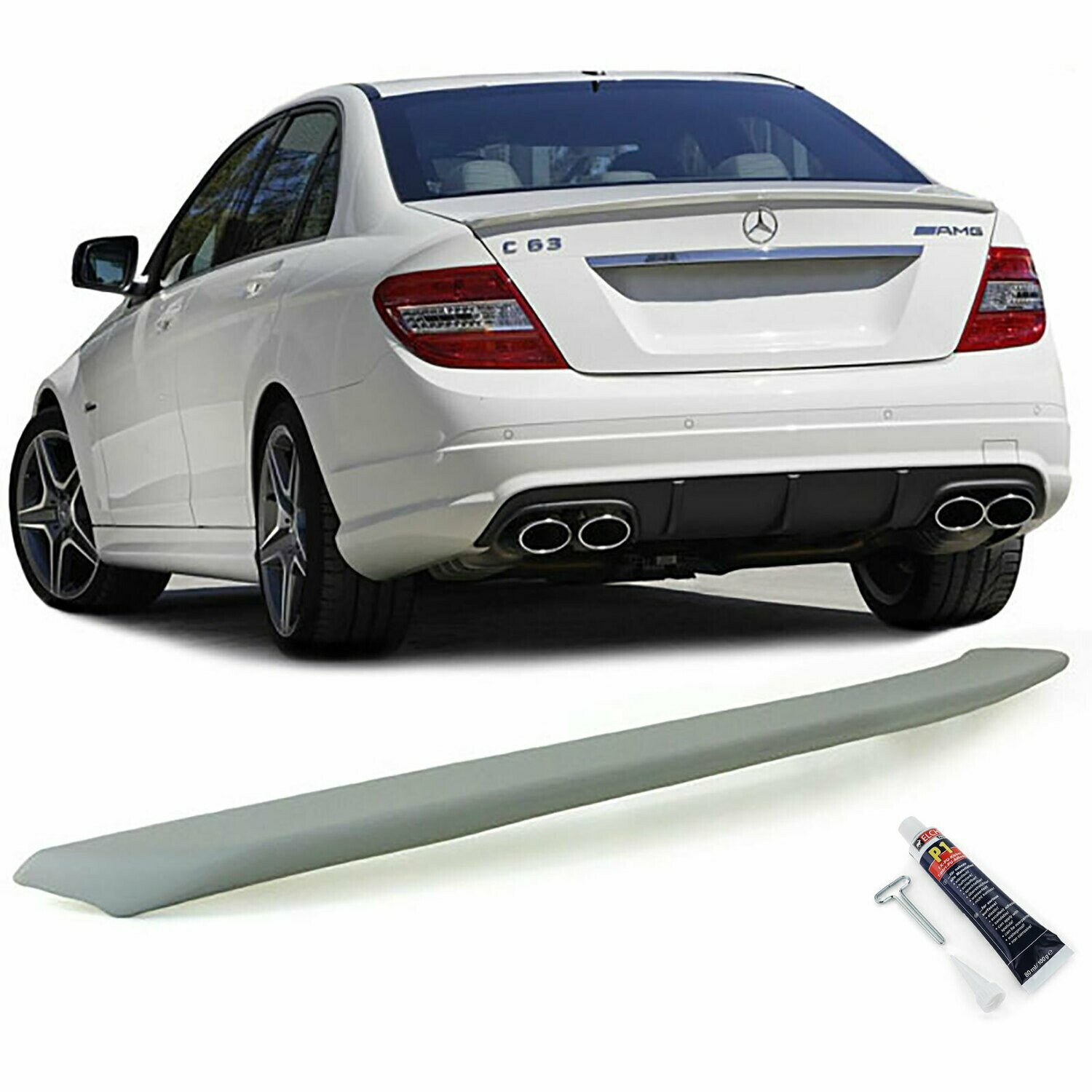 Becquet arrière Sport Look pour Mercedes Classe C W204 berline