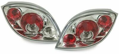 Paire de feux arrière en verre clair chrome pour Ford KA à partir de 1996