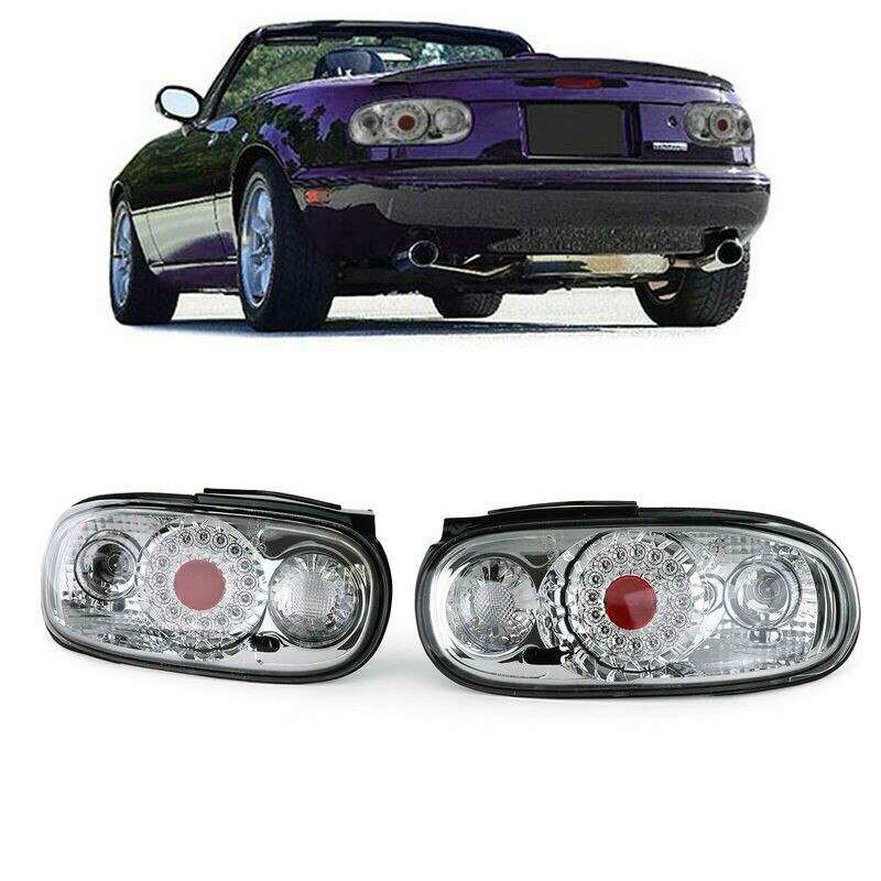 Paire de feux arrière à LED chrome pour Mazda MX5 NA 1989-1998