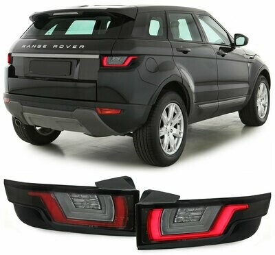 Paire de feux arrière à LED rouge clair avec clignotants dynamiques pour Range Rover Evoque LV à partir de 2011