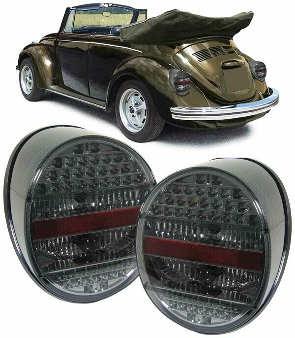 Paire de feux arrière à LED fumé pour Volkswagen Beetles à partir de 1972