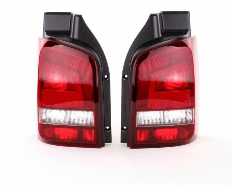 Paire de feux arrière noir fumé pour Volkswagen T5 Bus Transporter Multivan à partir de 2009 Paire de feux arrière noir fumé pour Volkswagen T5 Bus Transporter Multivan à partir de 2009
