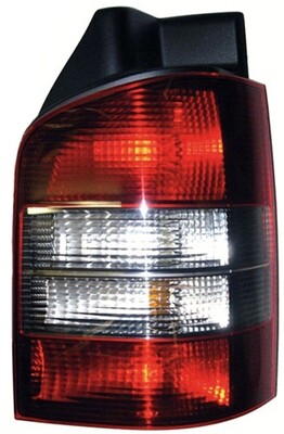 Feu arrière droit rouge noir pour Volkswagen T5 Bus Transporter 2003 - 2009
