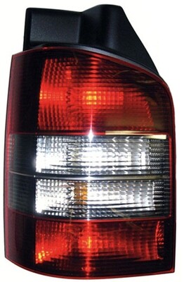 Feu arrière gauche rouge noir pour Volkswagen T5 Bus Transporter 2003 - 2009