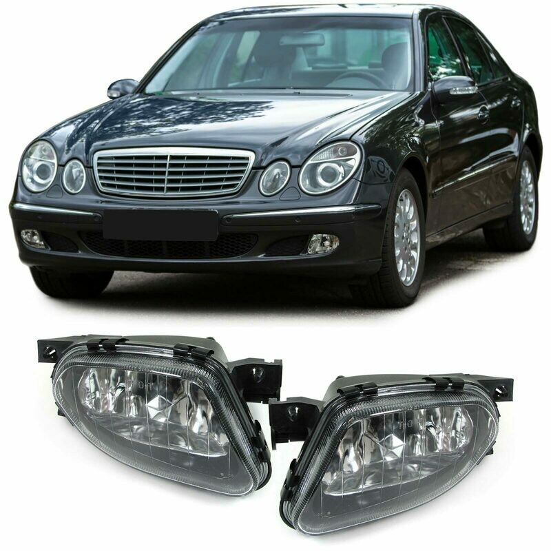 Paire de feux antibrouillard pour Mercedes Classe E W211 2002 - 2006