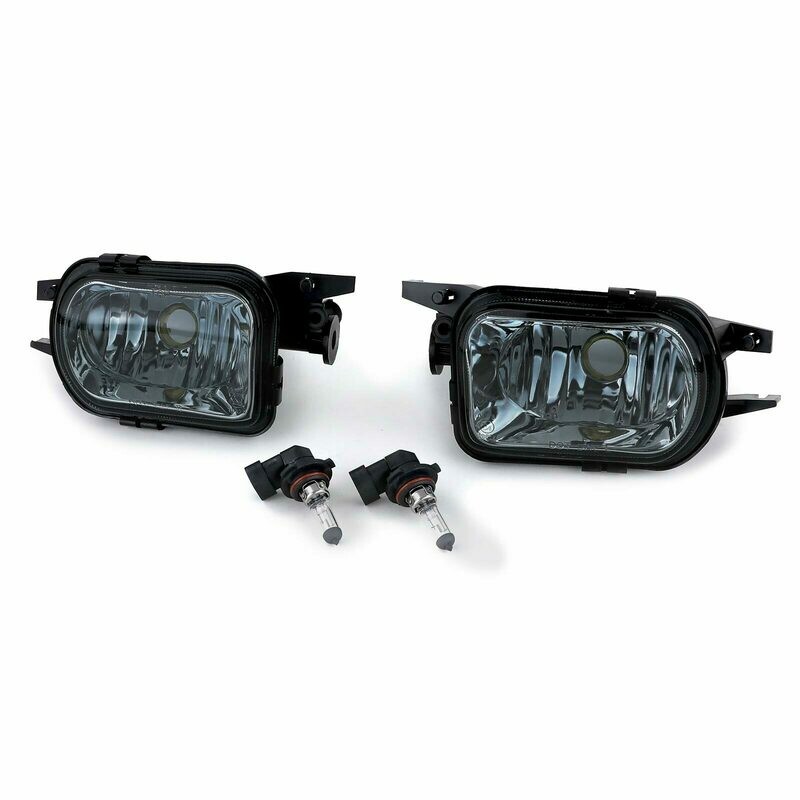 Paire de feux antibrouillard noir fumé pour Mercedes Classe C W203 CL203 C209 SLK R170 C215
