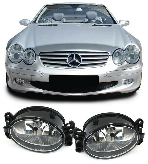 Paire de feux antibrouillard pour Mercedes W204 W164 W463 W211