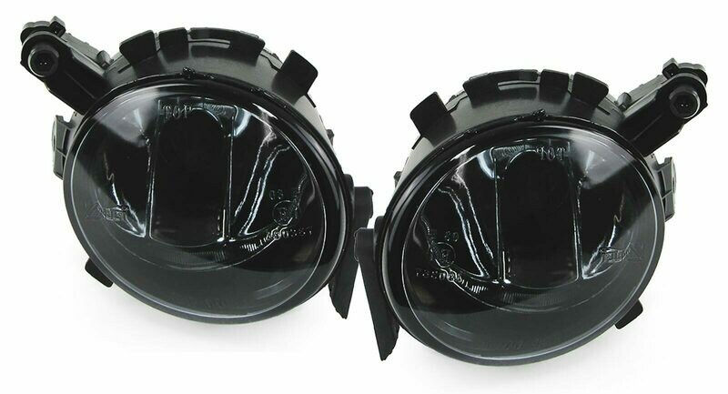Paire de feux antibrouillard noir fumé pour Seat Ibiza V Altea Toledo de 2008
