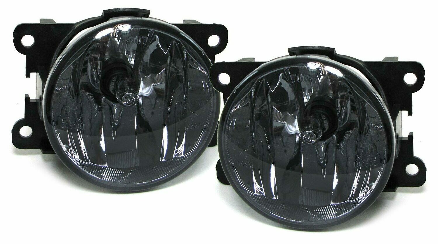 Paire de feux antibrouillard noir fumé pour Citroen C3 Picasso C4 Cactus Peugeot 208