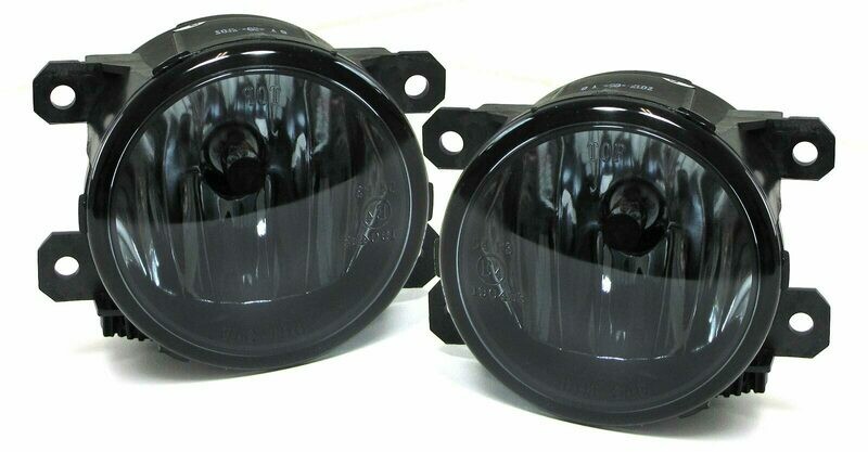 Paire de feux antibrouillard noir fumé pour Peugeot 108308 Citroen C4 DS4 C1