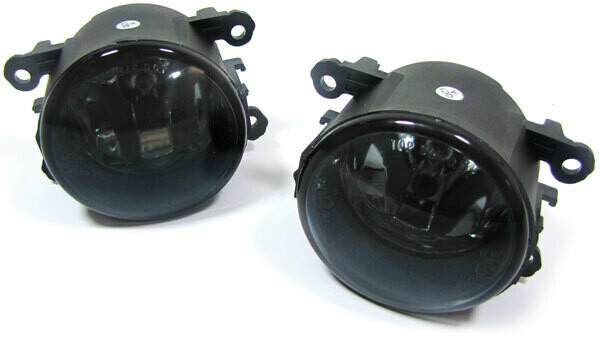 Paire de feux antibrouillard noir fumé pour Ford Fiesta Focus Transit Fusion