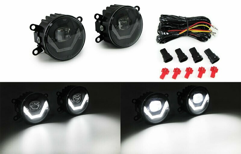 Paire de feux antibrouillard  à LED pour Peugeot 206+ 207 207CC