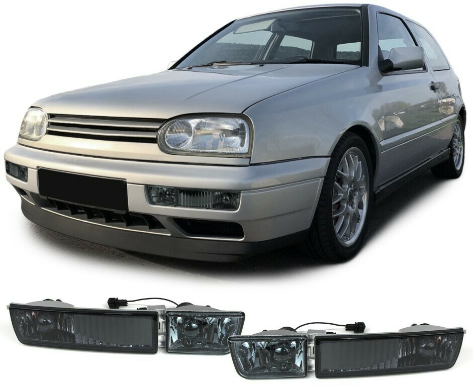 Paire de feux antibrouillard pour Volkswagen Golf 3 1991 - 1997