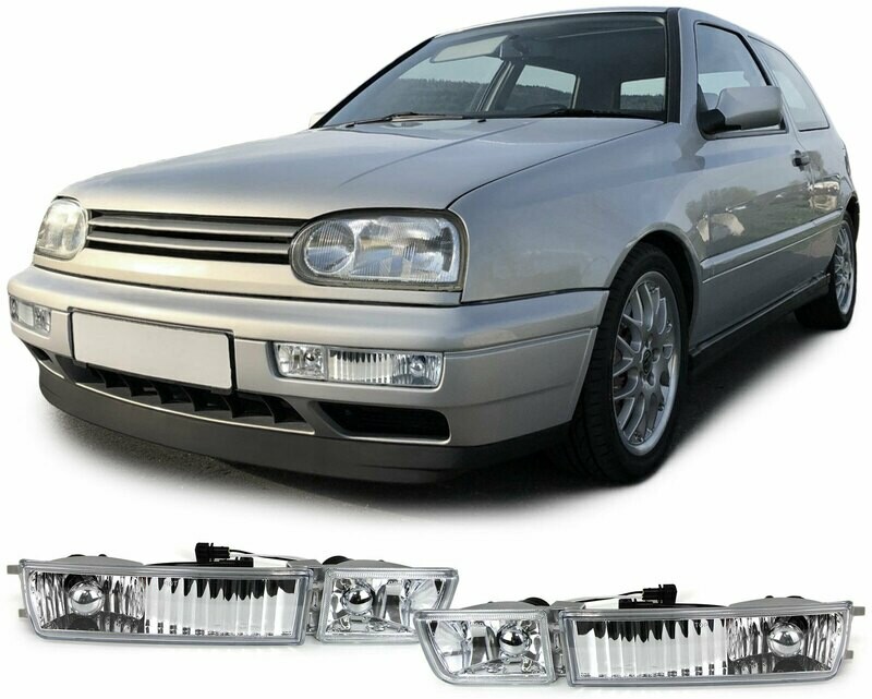 Paire de feux antibrouillard pour Volkswagen Golf 3 1991 - 1997