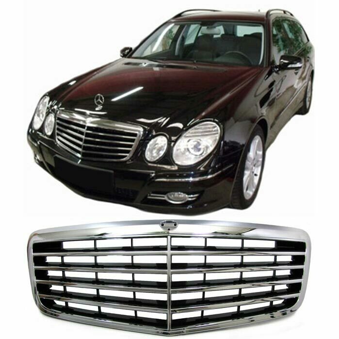 Calandre / Grille​ Sport Look Chromé pour Mercedes Classe E W211 2006 - 2009