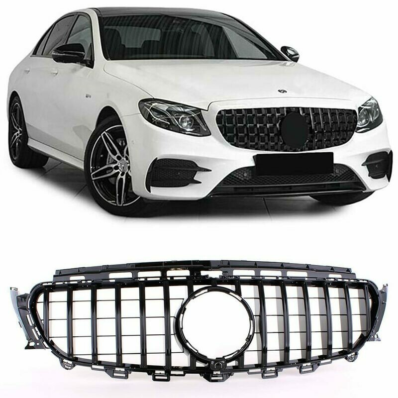 Calandre / Grille​ Sport Look Noir Brillant pour Mercedes Classe E W213 S213 à partir de 2016