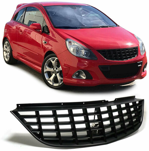 Calandre / Grille​ Sport Look Noir Brillant pour Opel Corsa D 2006 - 2010