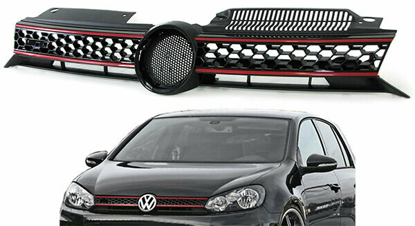 Calandre / Grille Sport Look GTI pour Volkswagen Golf 6 1K à partir de 2008