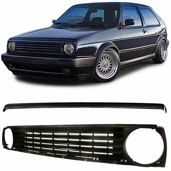 Calandre / Grille noir pour Volkswagen Golf 2 19E 1983 - 1991