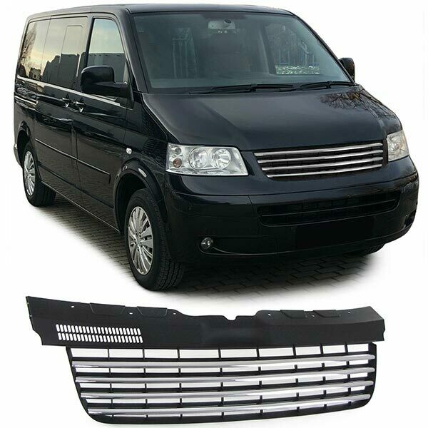 Calandre / Grille noir pour Volkswagen Bus Transporter T5 2003 - 2009