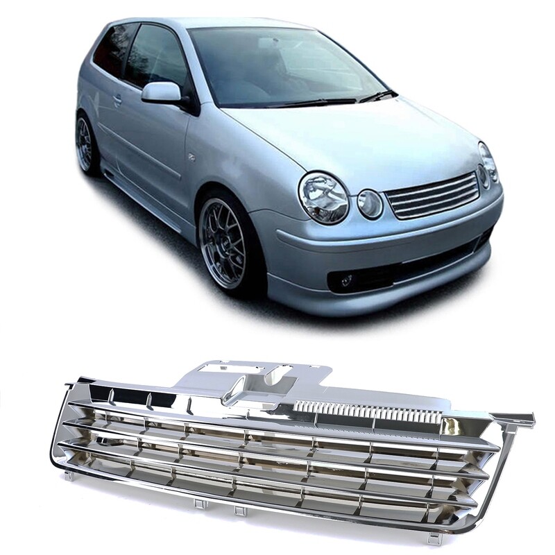 Calandre / Grille Chromé pour Volkswagen Polo 9N 2001 - 2005