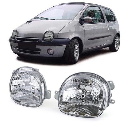 Paire de phares avant pour Renault Twingo 1998 - 2007