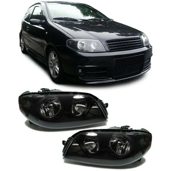 Paire de phares avant pour Fiat Punto 2003 - 2005