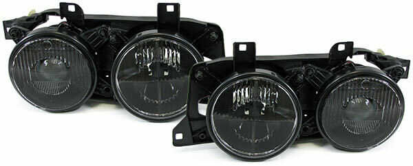 Paire de phares avant pour BMW Série 5 E34 1988 - 1995 + Série 7 E32 1988 - 1994
