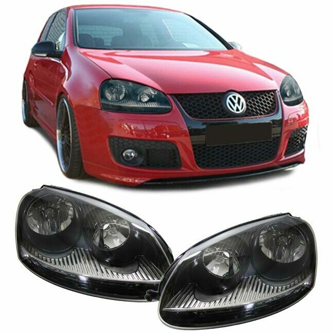 Paire de phares avant pour Volkswagen Golf 5 + Jetta 3