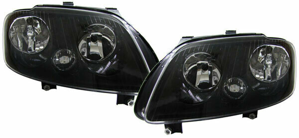 Paire de phares avant pour Volkswagen Touran 2003 - 2006 + Caddy 2004 - 2010