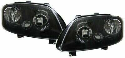 Paire de phares avant pour Volkswagen Touran 2003 - 2006 + Caddy 2004 - 2010