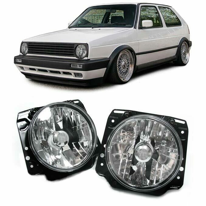 Paire de phares avant pour Volkswagen Golf 2 1983 - 1992