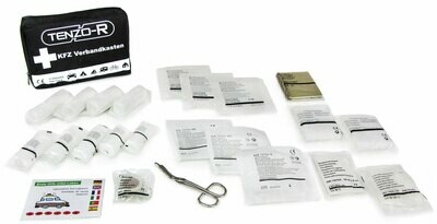 Trousse de premiers soins pour trousse de premiers soins pour voiture, noir DIN13164