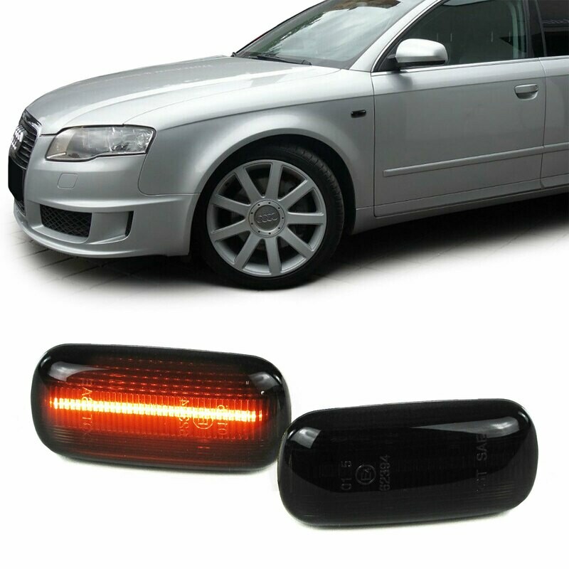 Paire de clignotants latéraux à LED dynamiques pour Audi A4 B6 B7 TT 8J A3 8P A6 C5 A8 D3