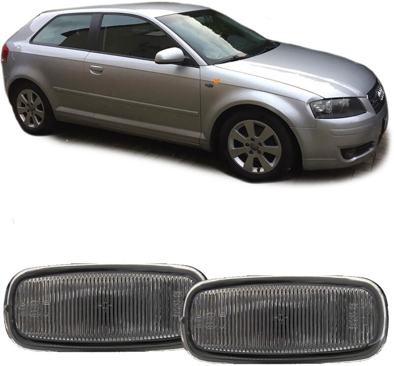 Paire de clignotants latéraux pour Audi A8 4G A4 8D2 A3 8L A6 C5 TT 8N A2