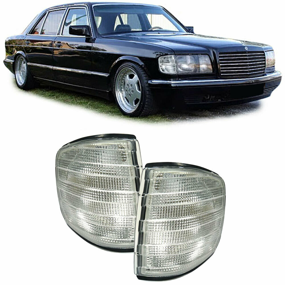 Paire de clignotants pour Mercedes Classe S W126 1980 - 1991