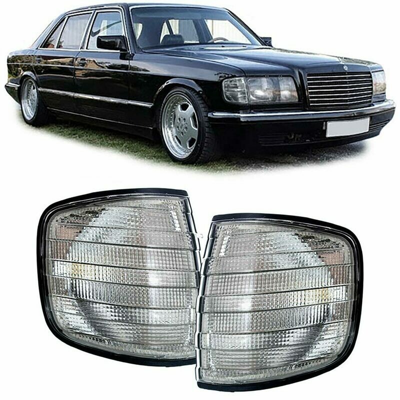 Paire de clignotants pour Mercedes Classe S W126 1979 - 1991