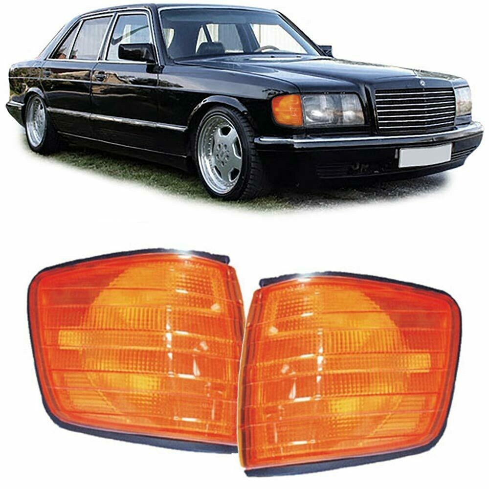 Paire de clignotants pour Mercedes Classe S W126 1979 - 1991