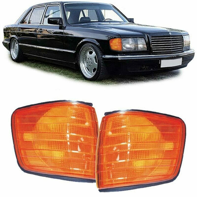 Paire de clignotants pour Mercedes Classe S W126 1979 - 1991