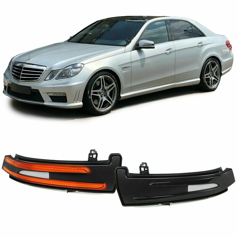 Paire de clignotants de rétroviseur dynamiques à LED pour Mercedes Classe C Classe E Classe A Classe B CLS GLA