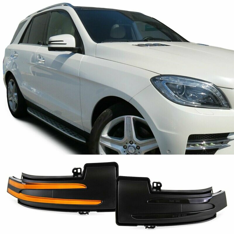 Paire de clignotants de rétroviseur dynamiques à LED pour Mercedes Classe M / ML Classe G Classe R