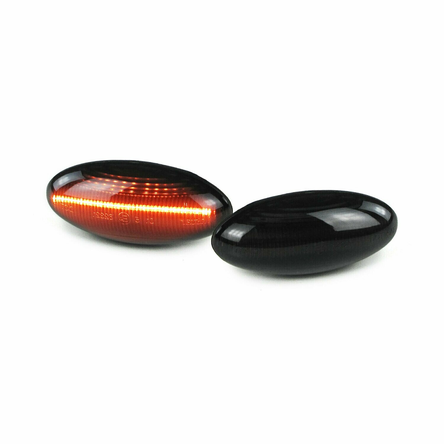 Paire de clignotants latéraux à LED pour Peugeot 107 206 SW 307 407 607