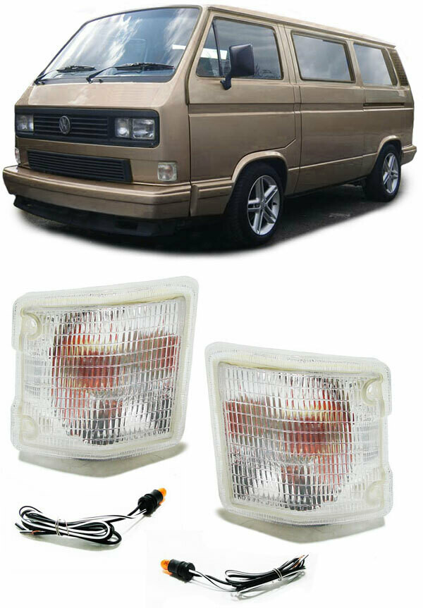 Paire de clignotants pour Volkswagen Transporter T2 T3 1979 - 1992