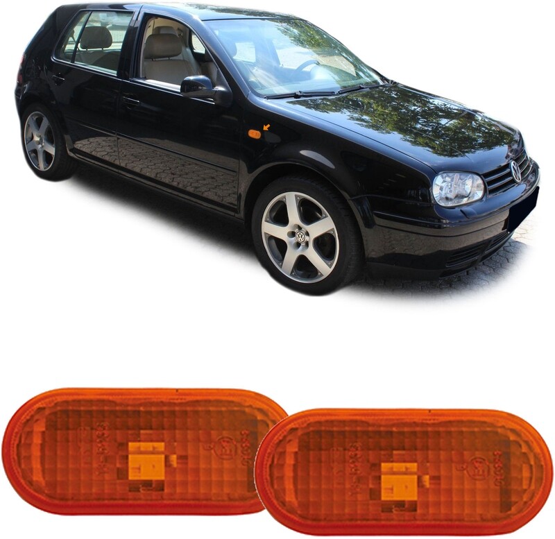 Paire de clignotants latéraux pour Volkswagen Golf IV Bora T5 Lupo Passat 3B Sharan