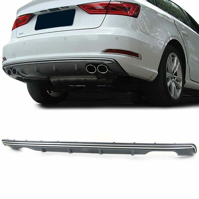 Diffuseur de pare-choc arrière pour Audi A3 8V 2013 - 2016