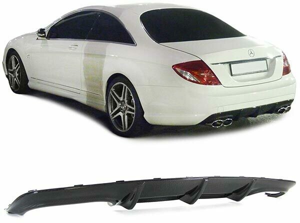 Diffuseur de pare-choc arrière en carbone pour Mercedes CL C216 à partir de 2006