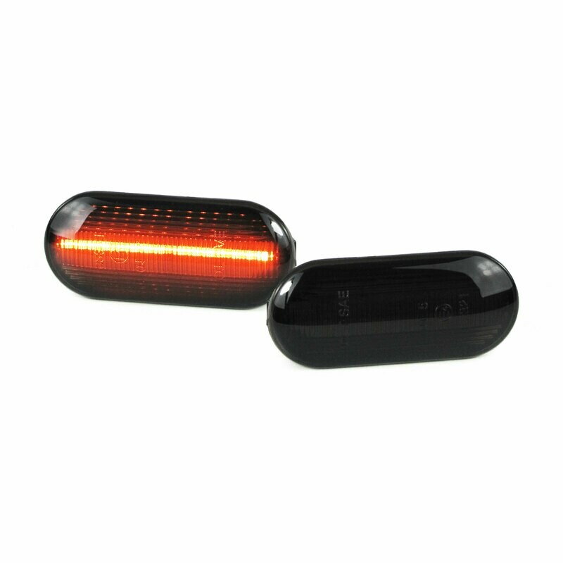 Paire de clignotants latéraux à LED pour Volkswagen Bora Golf Polo Seat Leon Ford Fiesta