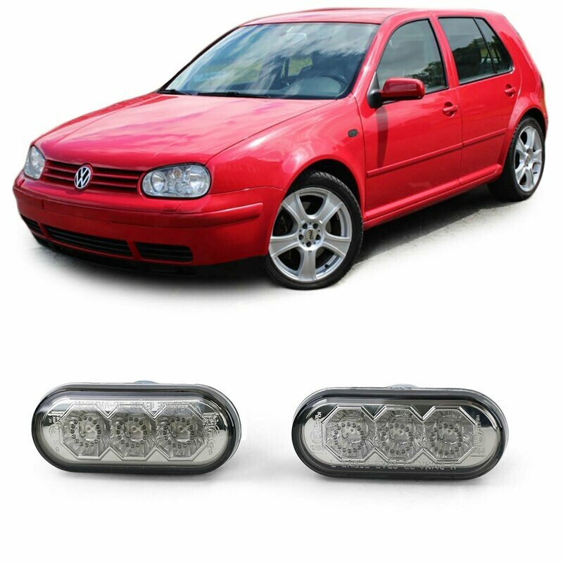 Paire de clignotants latéraux à LED pour Volkswagen Golf 3 4 Bora Lupo Passat 3B 3BG Sharan